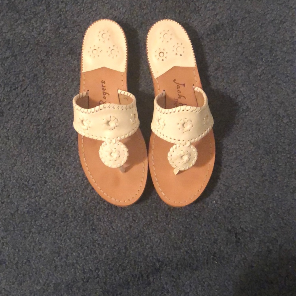 White Jack Rogers Size 7